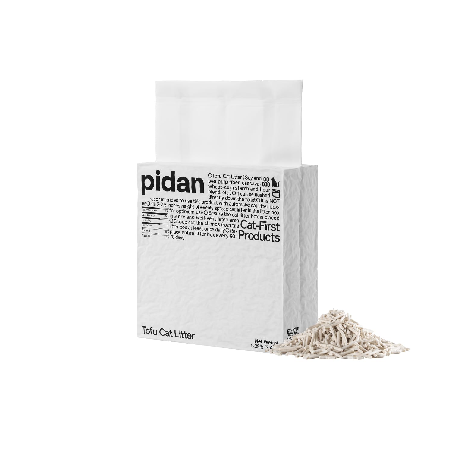 pidan front packaging two-pack showing product and eco benefits