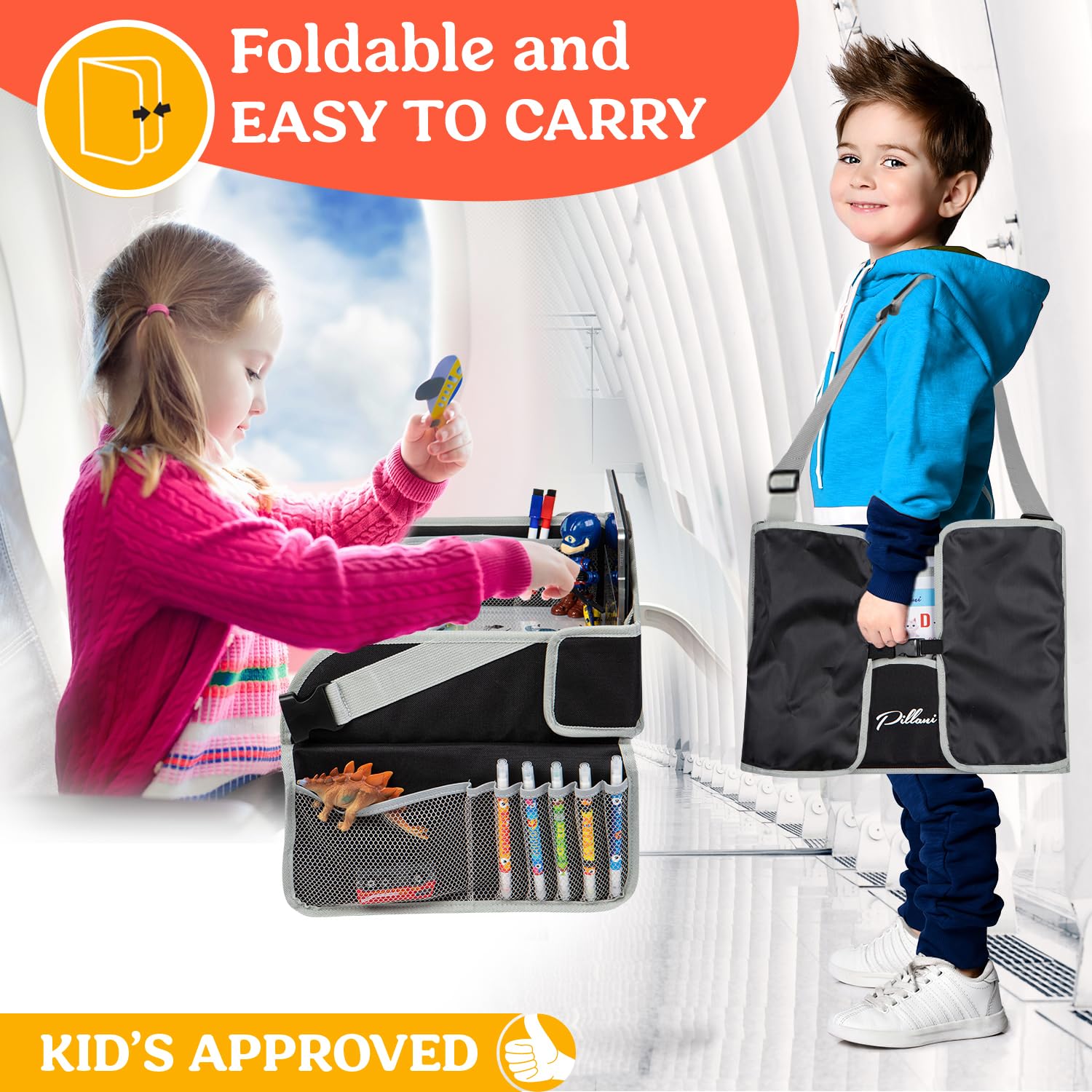 PILLANI high side walls with bottle holder to reduce spills