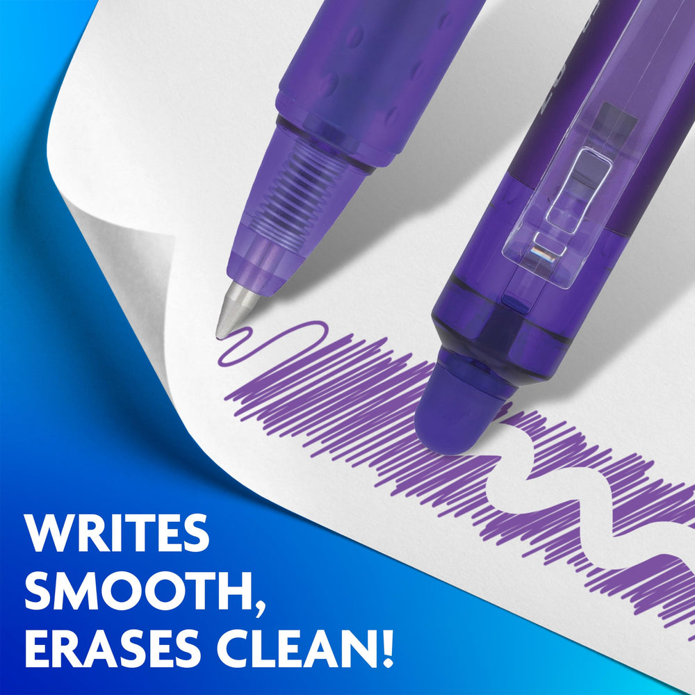 Close-up of a single PILOT FriXion Clicker pen highlighting smooth writing feel