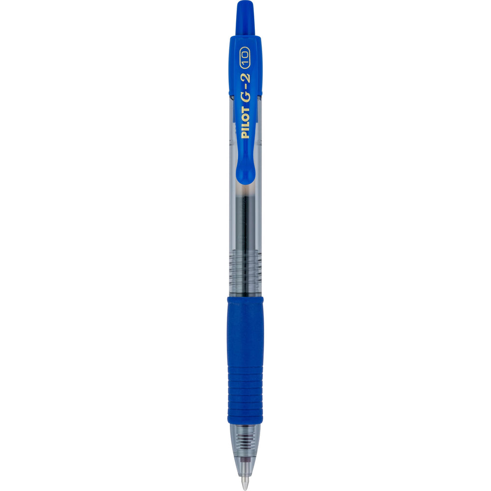 PILOT G2 close-up of 1.0mm tip producing bold blue lines for clarity