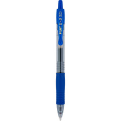 PILOT G2 close-up of 1.0mm tip producing bold blue lines for clarity