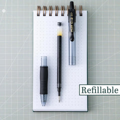 PILOT G2 grip texture detail highlighting comfort for long writing