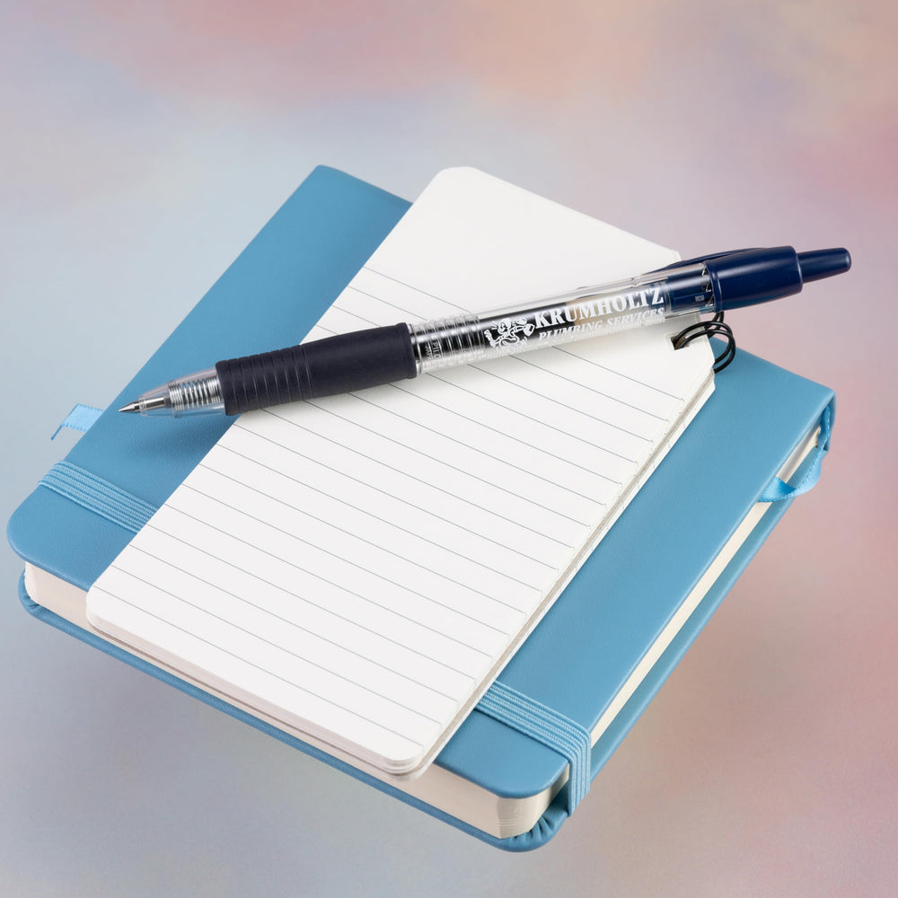 PILOT G2 close-up of contoured rubber grip for comfortable writing
