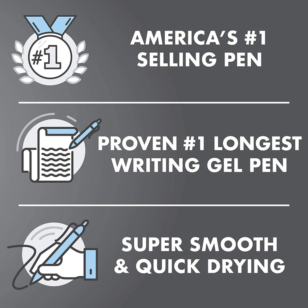 PILOT G2 pen beside a ruler showing fine 0.7mm line width