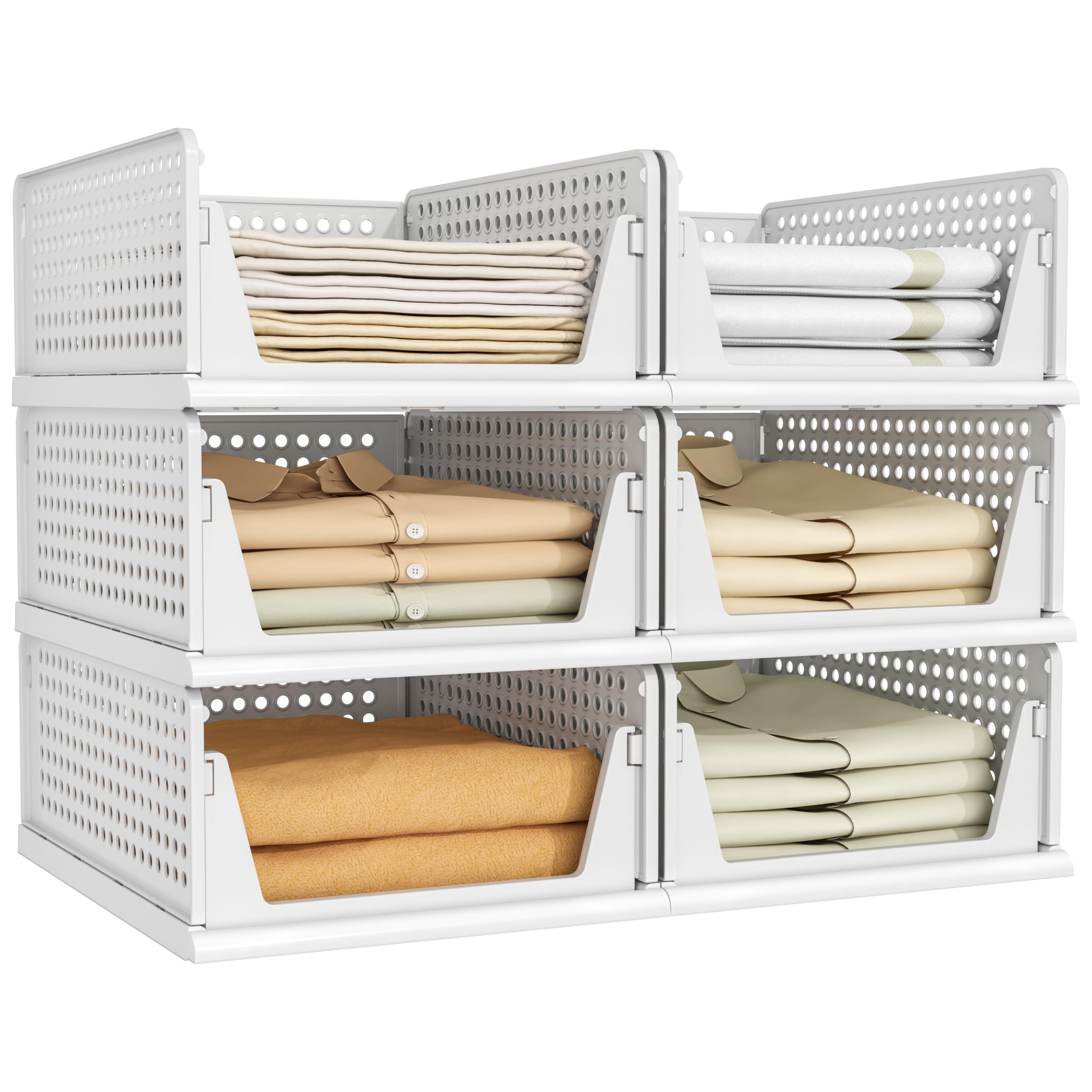 Pinkpum front view of assembled stack showing organized storage benefit