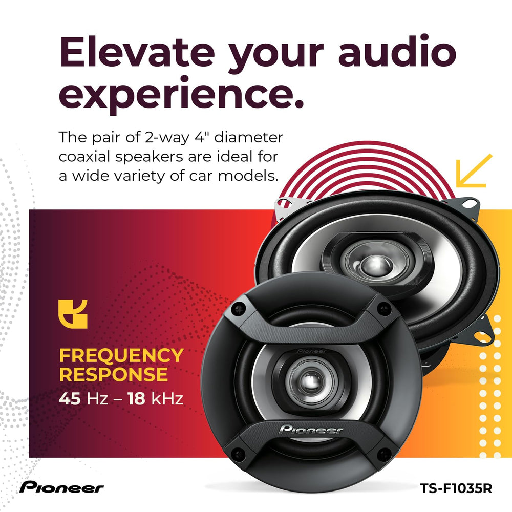 Pioneer installed in a car door demonstrating seamless upgrade and better sound