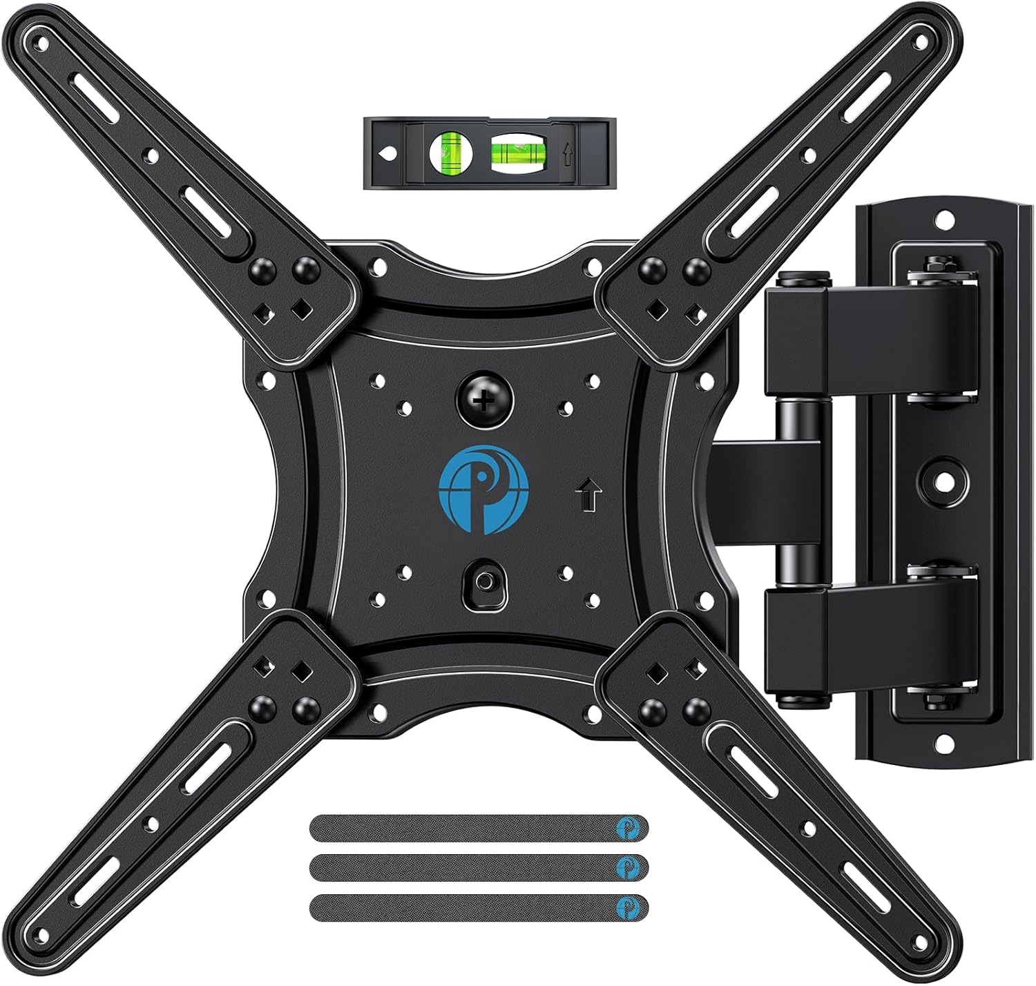 Pipishell front view of mounted TV showing secure faceplate and clean look