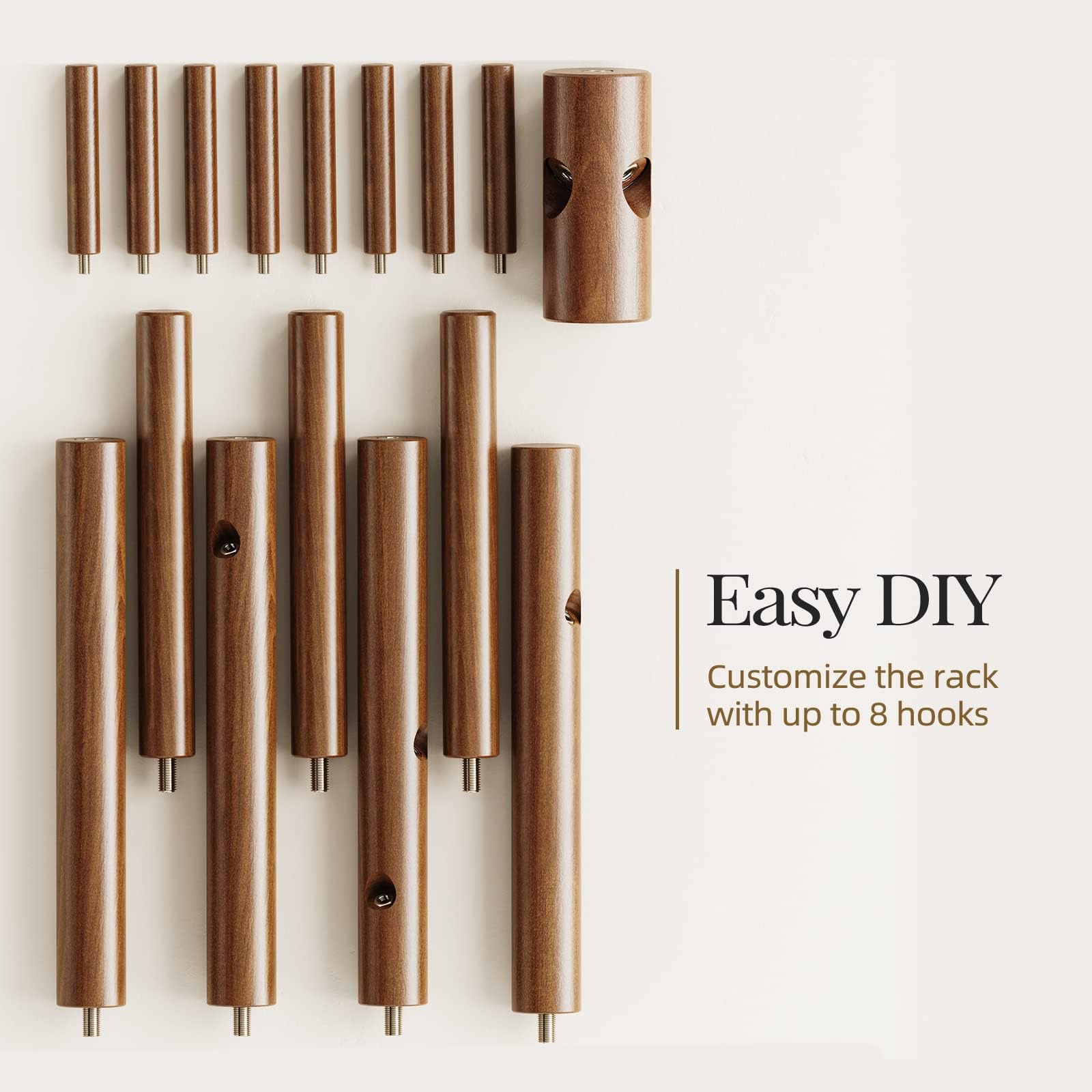 Pipishell in entryway lifestyle scene adding warm storage and decluttering benefit