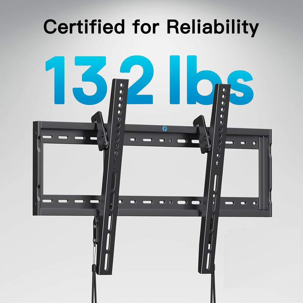 Pipishell mounted TV side view showing low-profile 1.44-inch standoff benefit