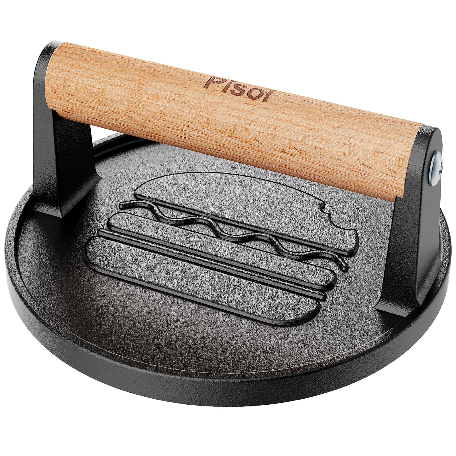 Pisol packaging and pre-seasoned finish illustrating ready-to-use surface