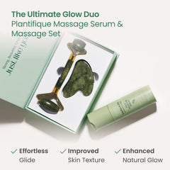 PLANTIFIQUE gua sha detail with curved edges for precise facial sculpting