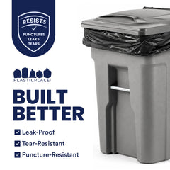 Plasticplace material close-up texture highlighting tear resistance and puncture strength