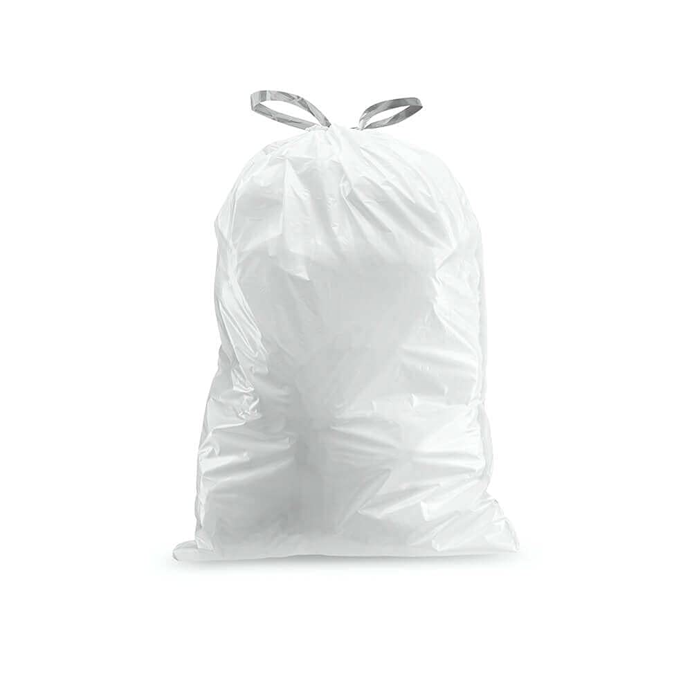 Plasticplace reinforced drawstring detail for secure, easy sealing