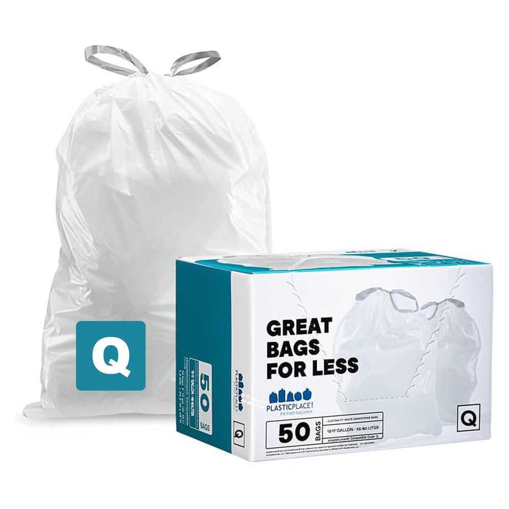Plasticplace front packaging showing 50-count pack and benefits