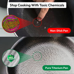 Plateful pan with lid in place demonstrating covered cooking and moisture retention