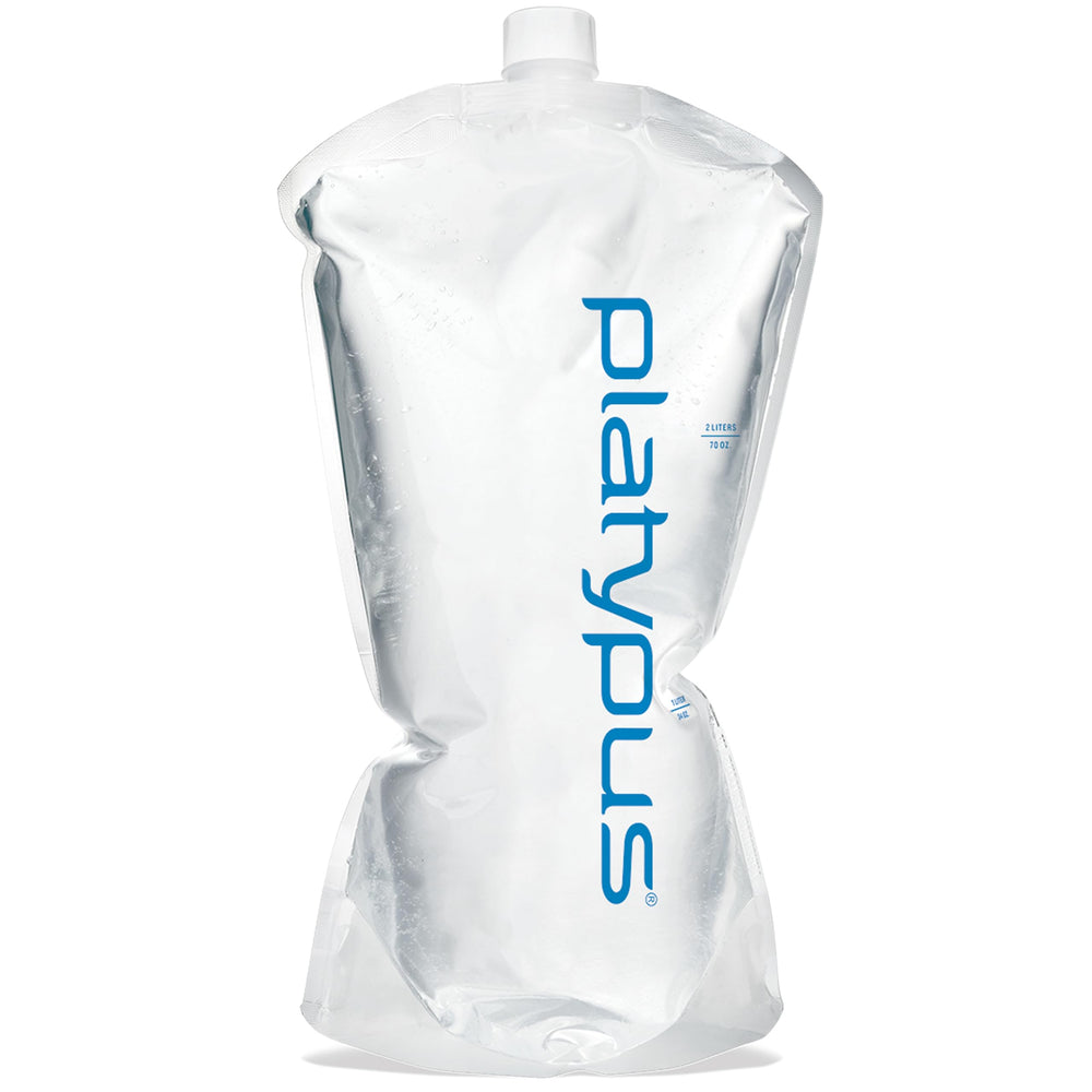 Platypus Platy front view shows label and compact design for easy identification and packing