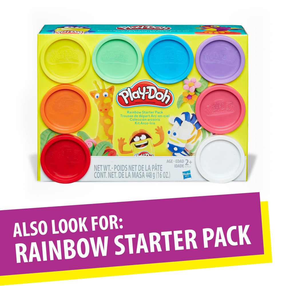 Play-Doh scissors, razor, brush, and molds displayed to highlight included tools