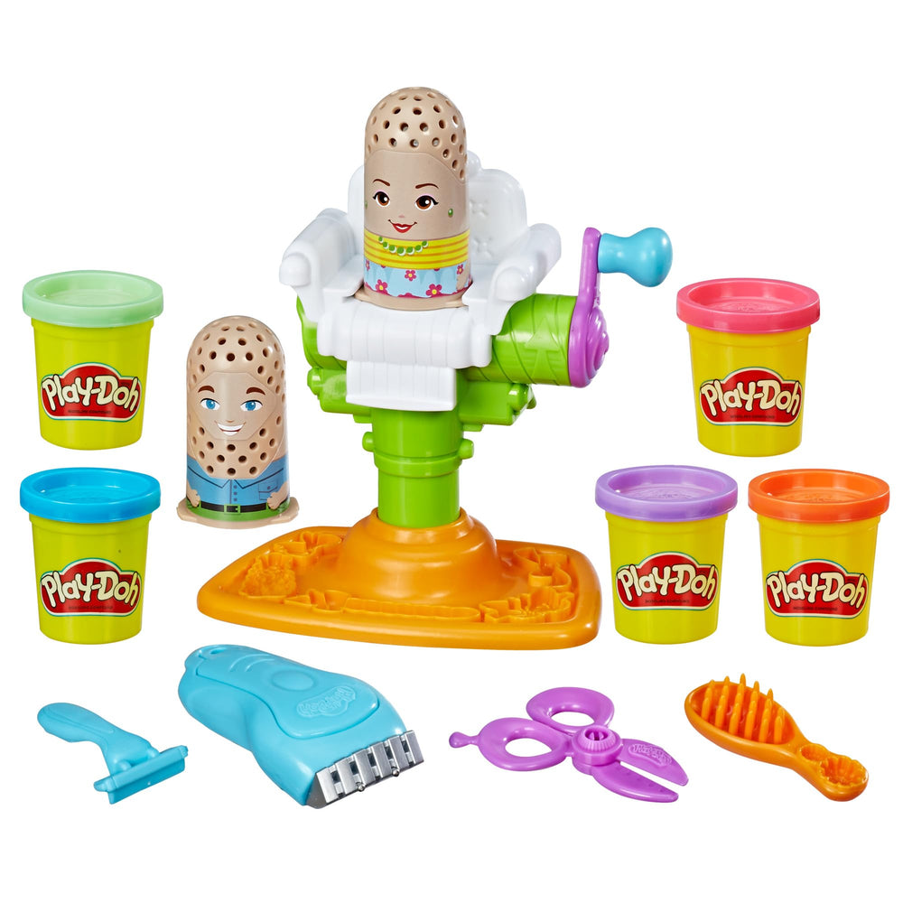 Play-Doh front packaging showing Buzz 'n Cut set and colors for fast recognition
