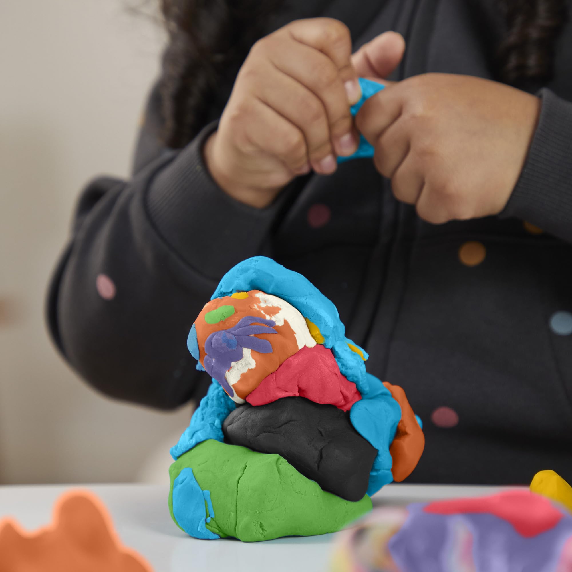 Play‑Doh can label closeup showing brand and safe ingredient information for teachers