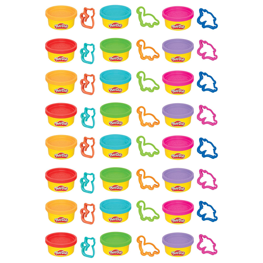 Play-Doh cutter on lid detail showing attached shape for immediate play