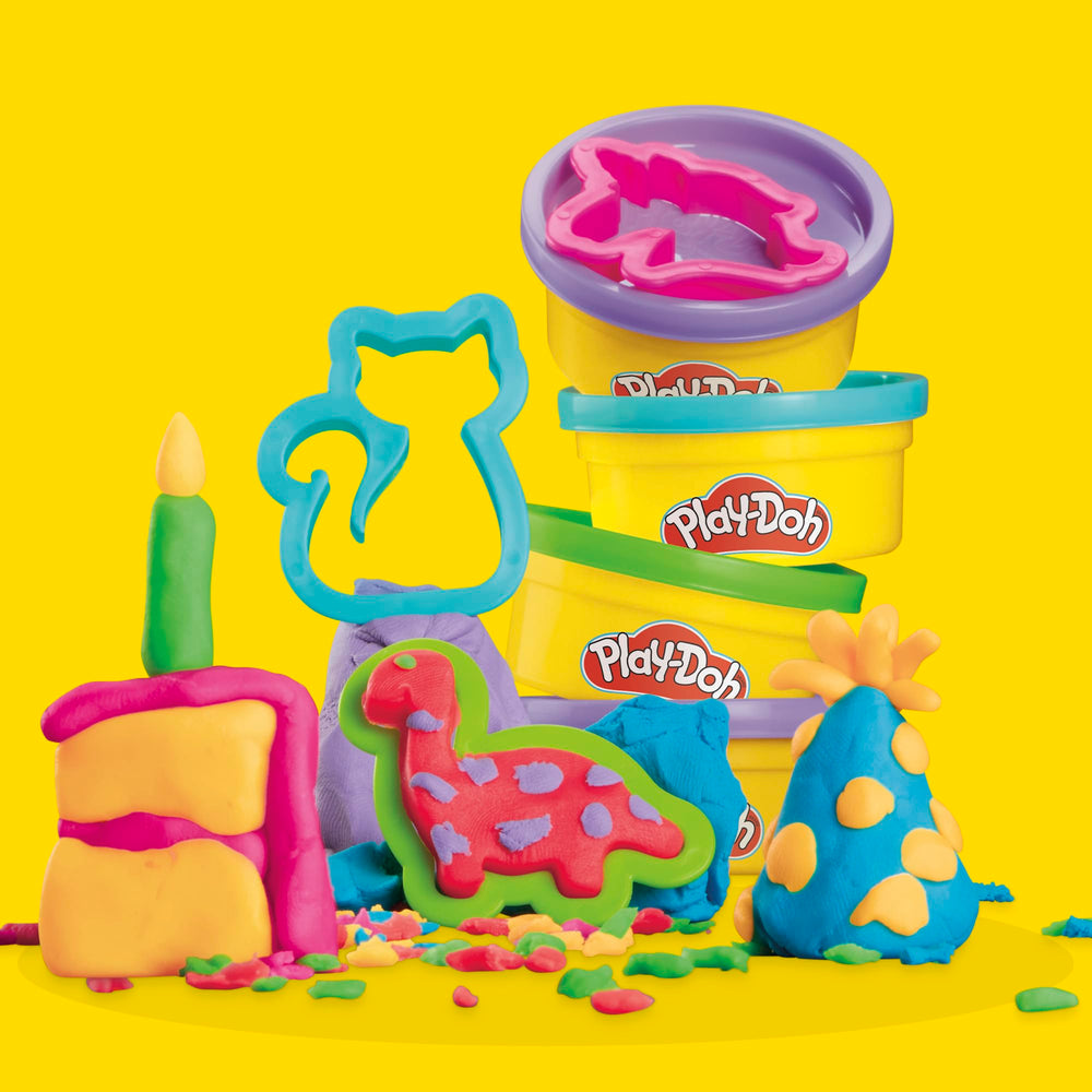 Play-Doh kids playtable with children molding shapes for hands-on fun