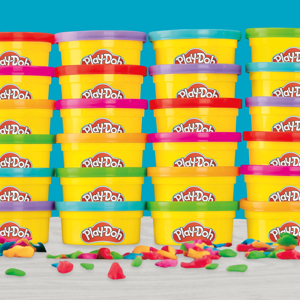 Play-Doh pack in goodie bags ready to hand out as non-candy favors