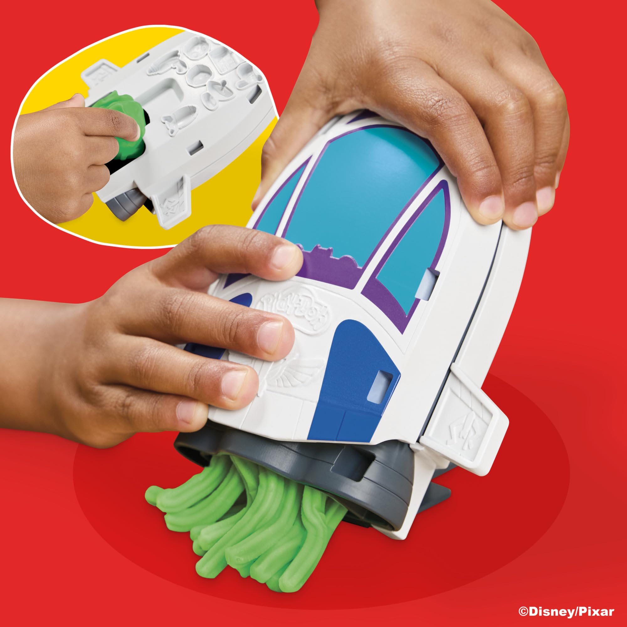 Play-Doh Woody bendy figure holding lasso to encourage role-play