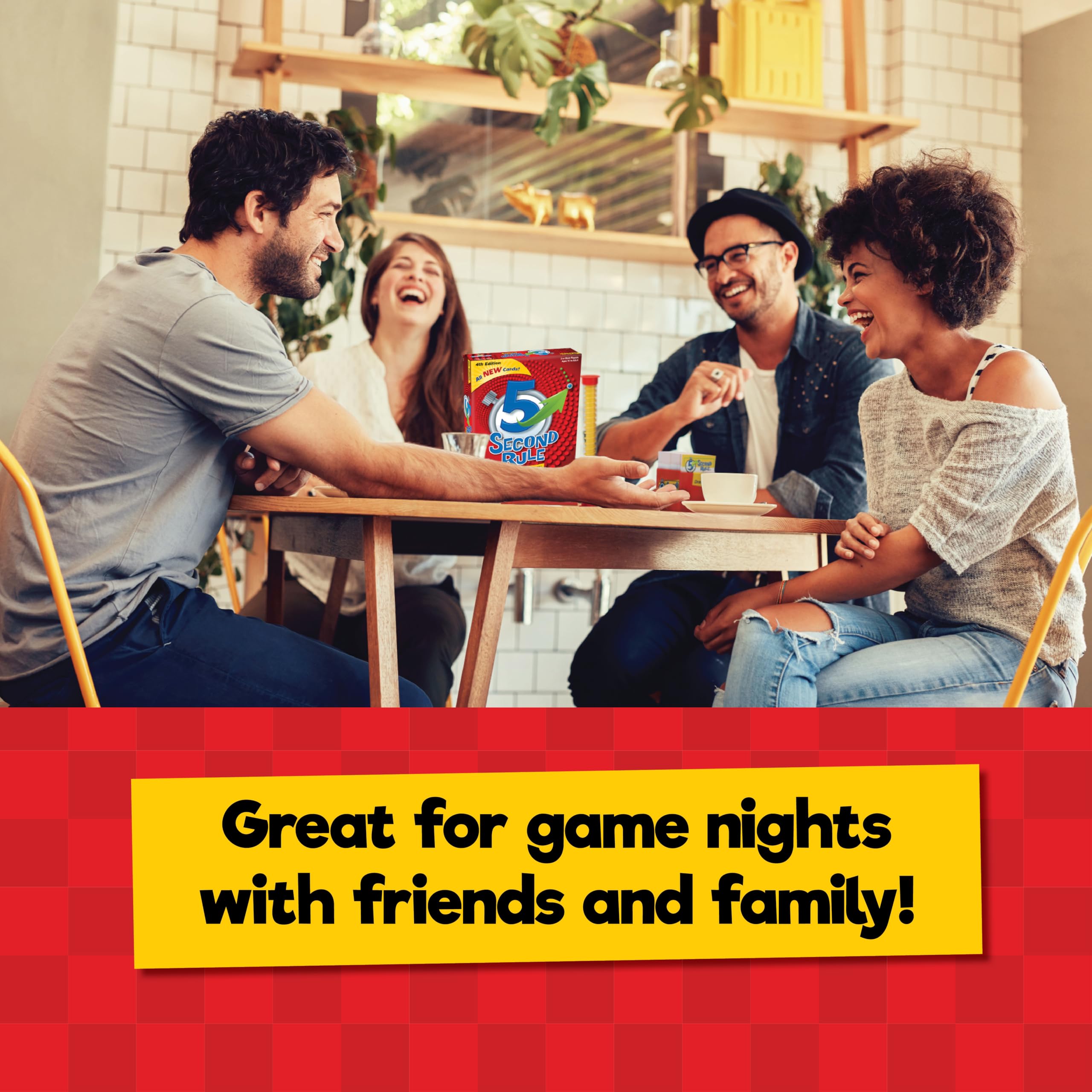 PlayMonster game played at a party to illustrate group enjoyment and lively game nights
