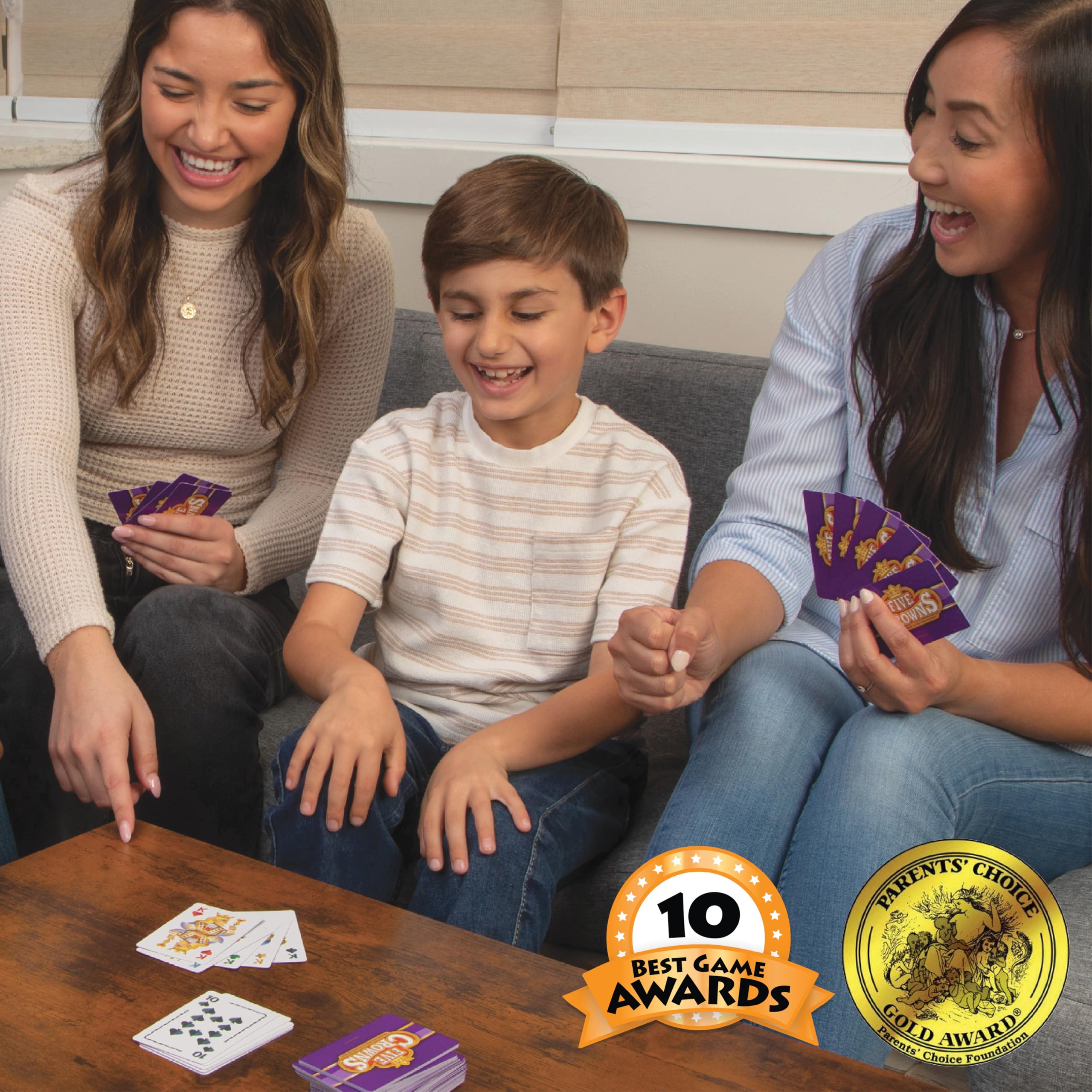 PlayMonster family playing in living room for inclusive entertainment