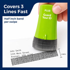PLUS close-up of masking pattern revealing dense opaque coverage
