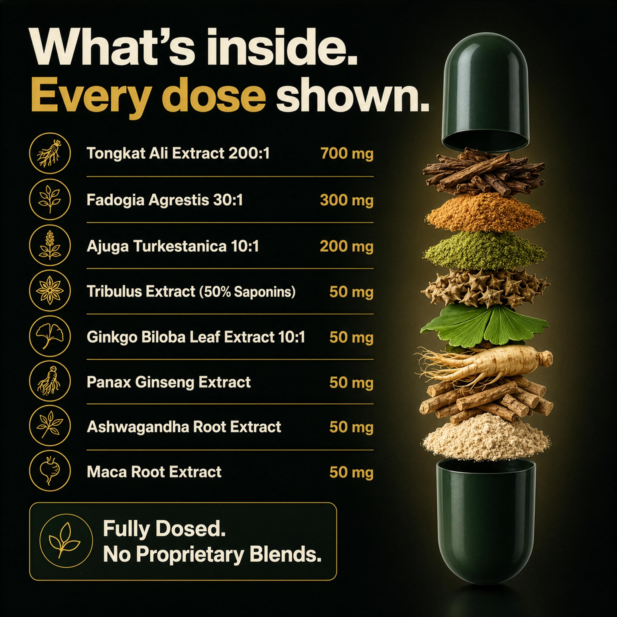 Plus+Ultra vegetarian capsule close-up emphasizing clean, plant-based texture