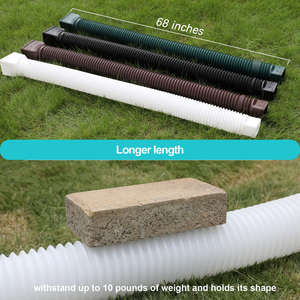 plusgutter thickened PE material detail showing durability benefit