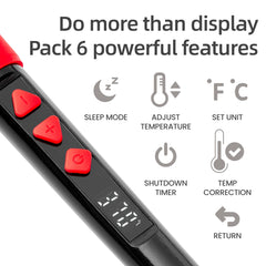 Plusivo five replaceable tips arranged for various solder joint types