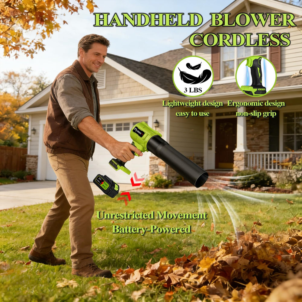 Plymax in use on patio moving debris for efficient outdoor cleanup
