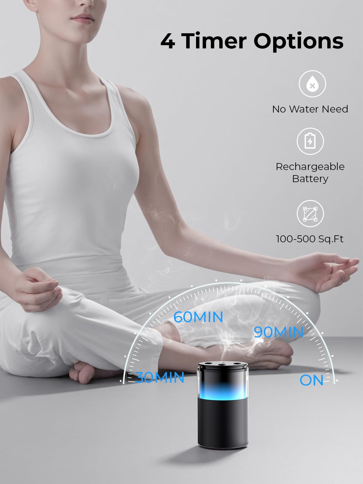 Pmsusoow diffuser held in hand for scale and portable benefit