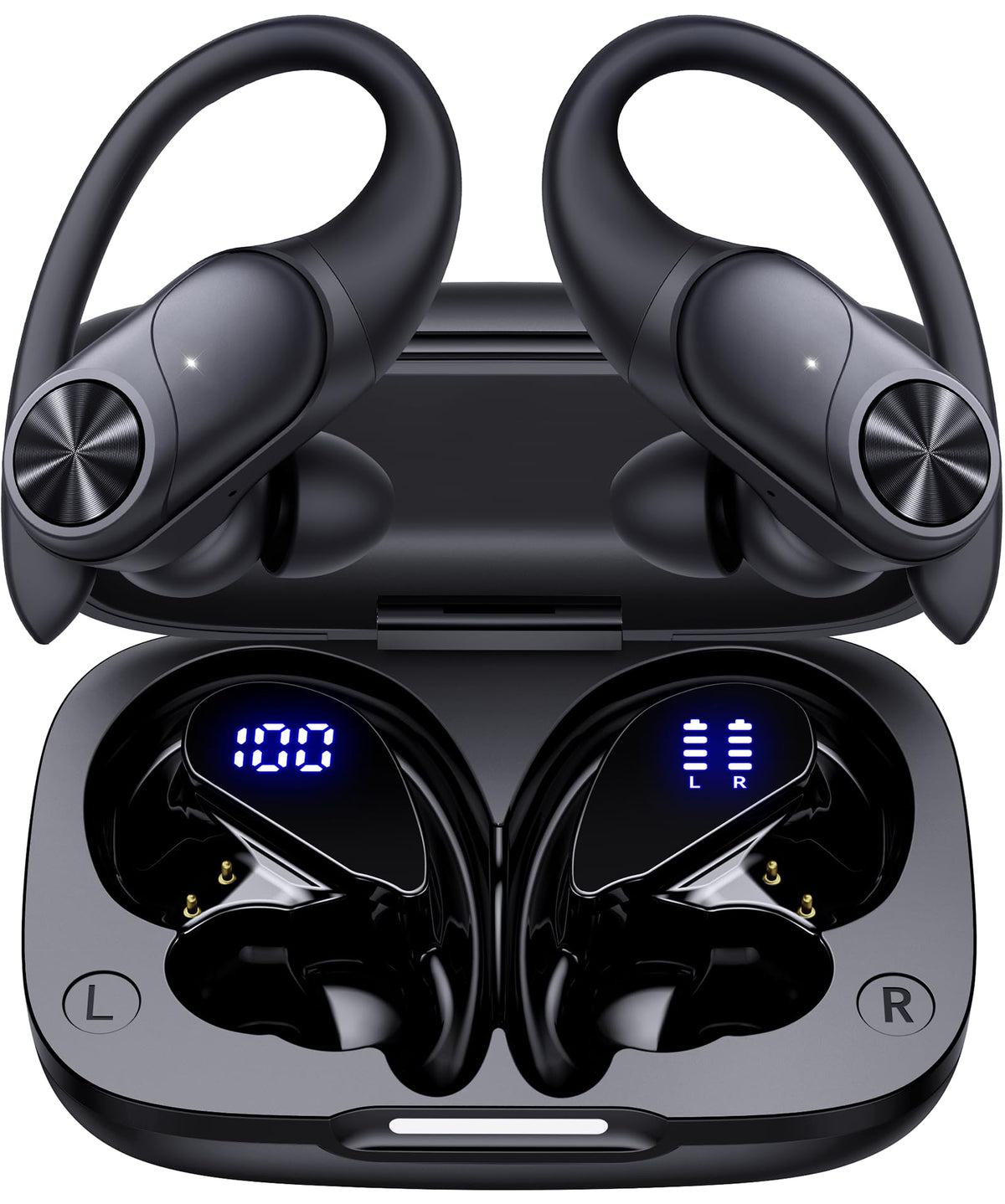 PocBuds front packaging showing earbuds and charging case for easy identification