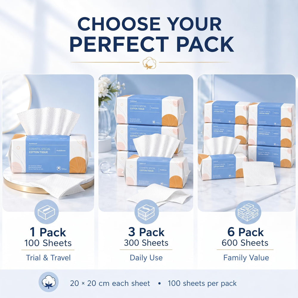 PoeticEHome on vanity with skincare bottles illustrating travel and daily convenience