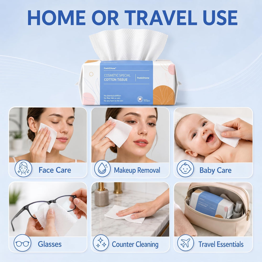 PoeticEHome towel moistened with cleanser showing durable wet-use strength