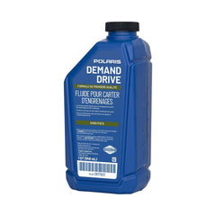 Polaris bottle beside ATV illustrating correct application and protection