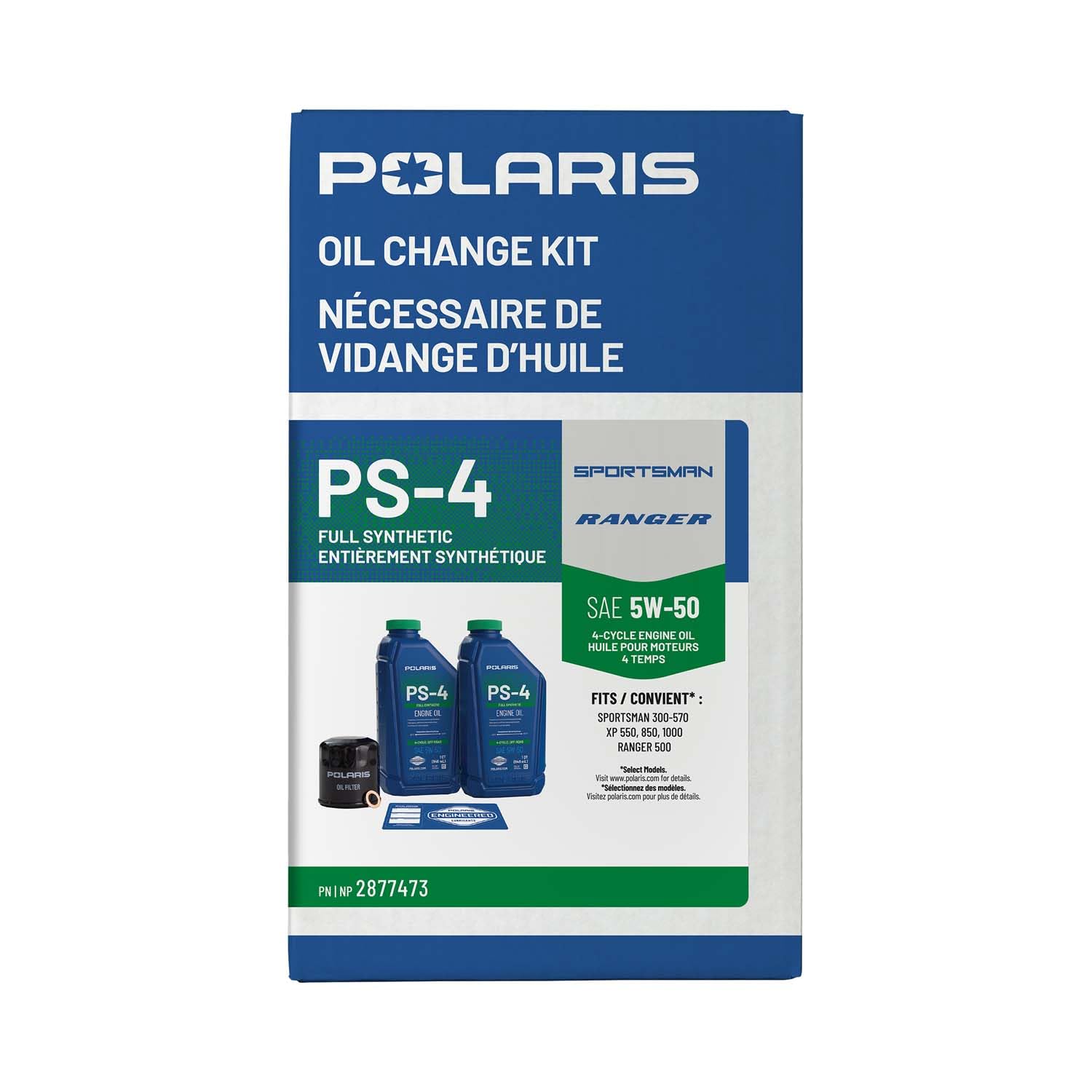 Polaris oil filter detail showing proper fit and filtration benefit