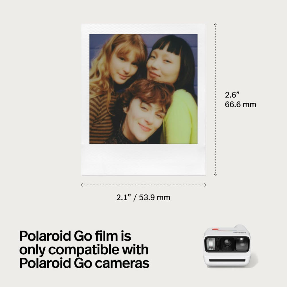 Polaroid Go lifestyle street shot showing portability and spontaneity benefit