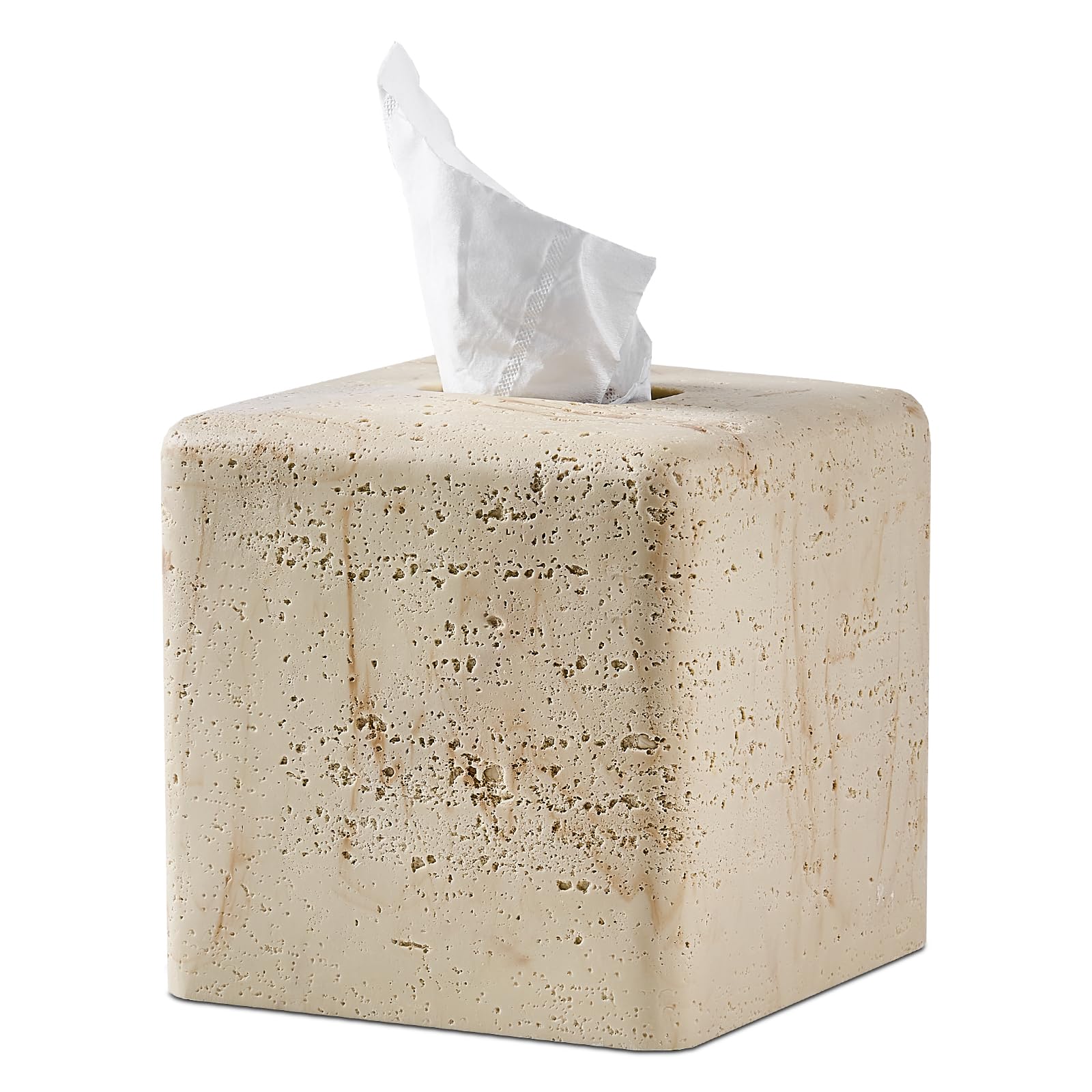 Polytree front view traveline resin box adding natural decor and stability