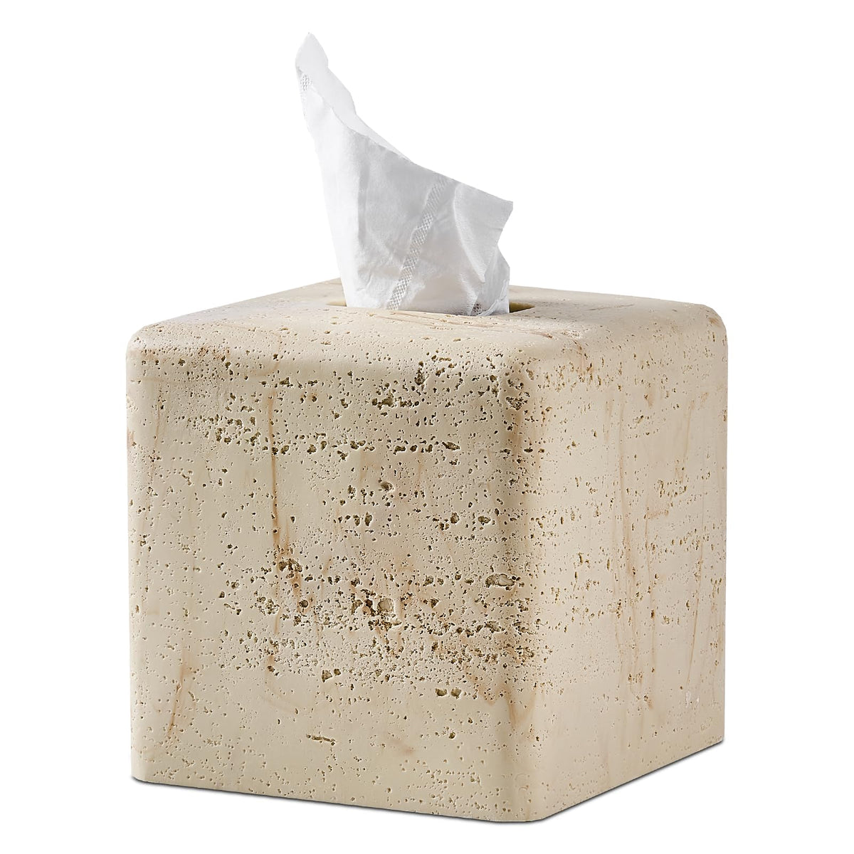 Polytree front view traveline resin box adding natural decor and stability