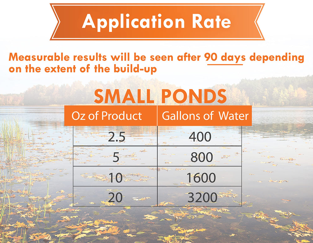 Pond Worx gallon next to a hand showing scale and value