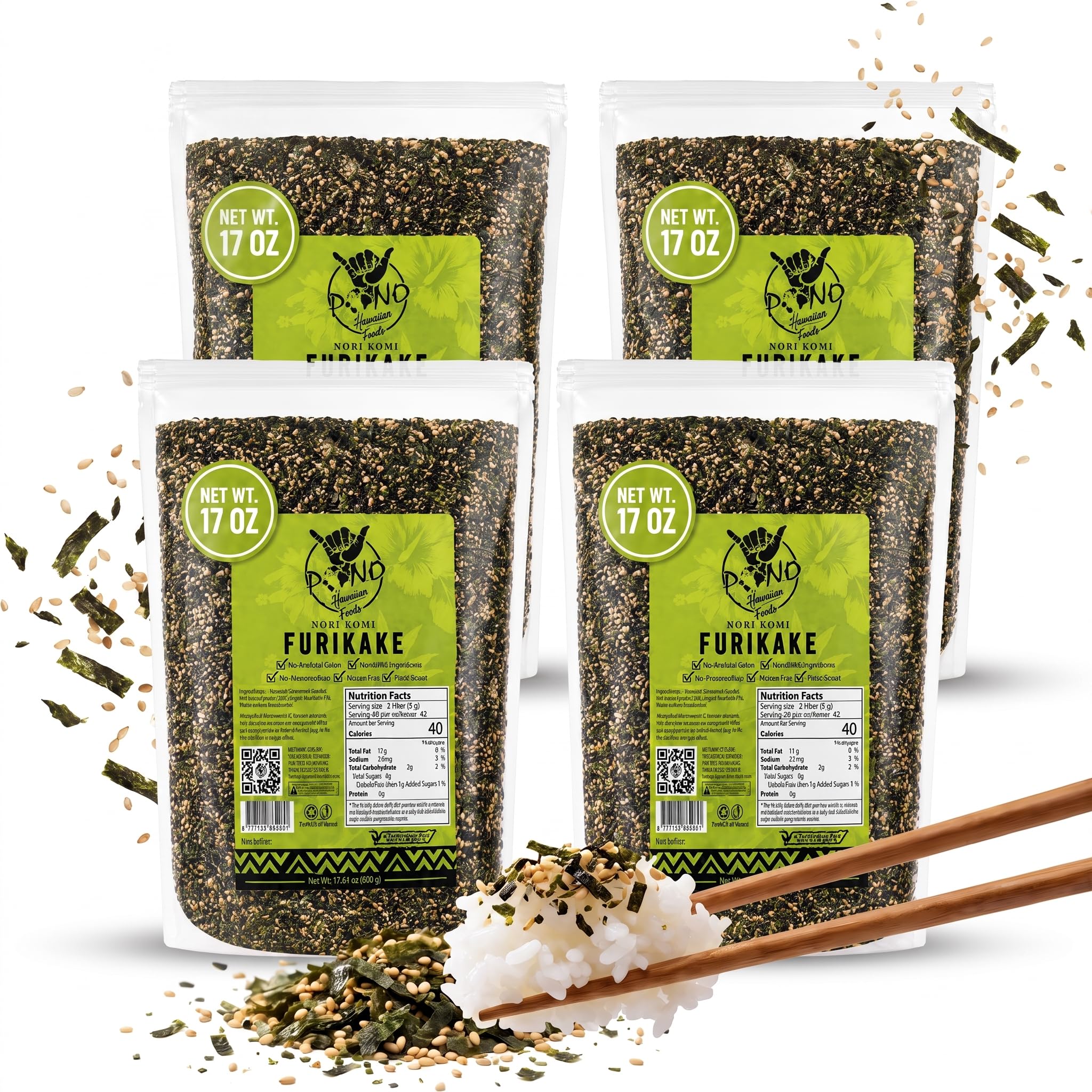 Pono Hawaiian front packaging showing brand and product clarity for pantry appeal