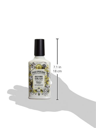 Lemons and bergamot near Poo-Pourri highlighting natural citrus oils