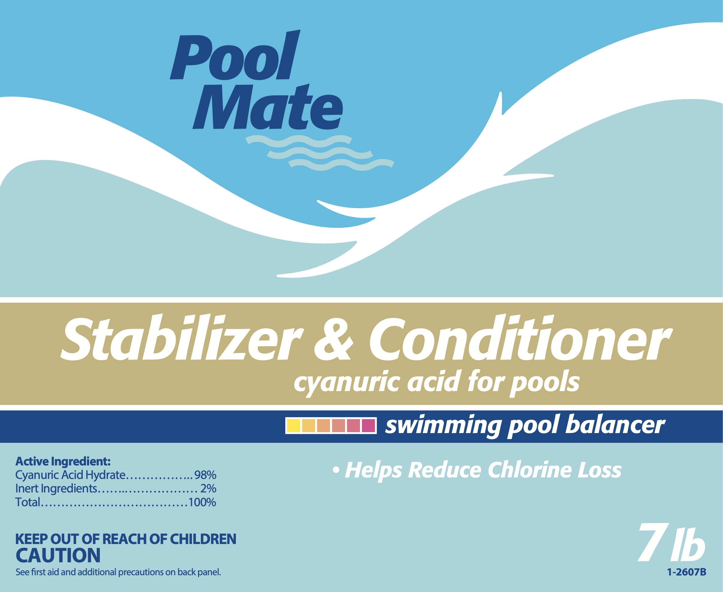 Pool Mate being added to skimmer illustrating easy application benefit