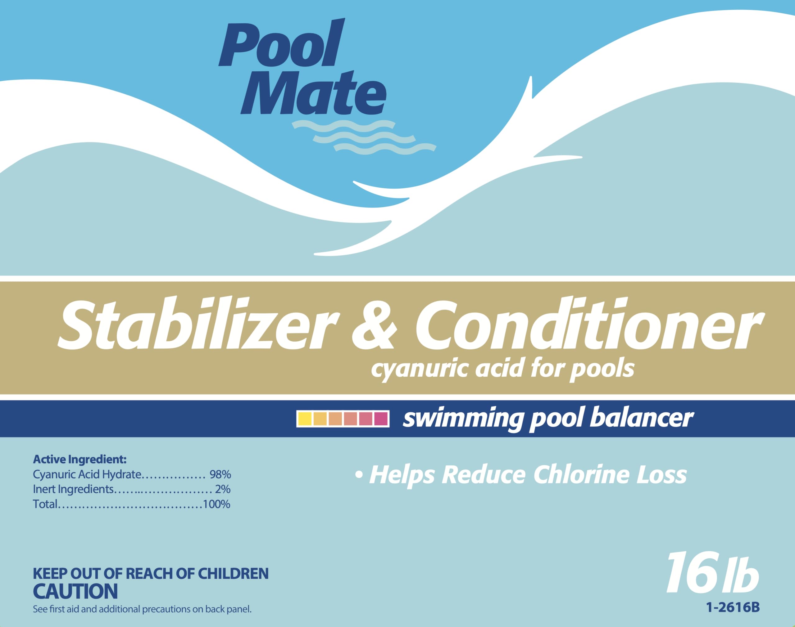 Pool Mate being poured into a skimmer demonstrating easy application and even dispersal