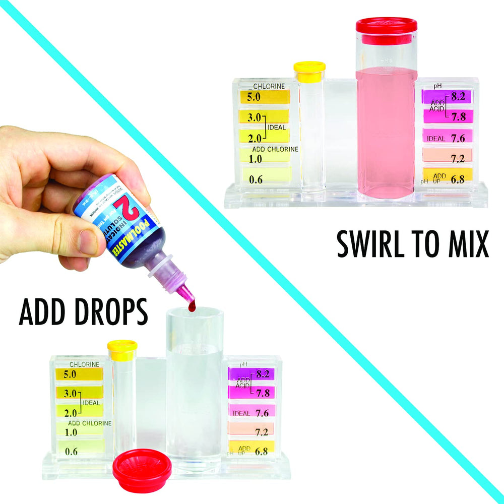 Poolmaster open polyethylene case keeping reagents organized and protected
