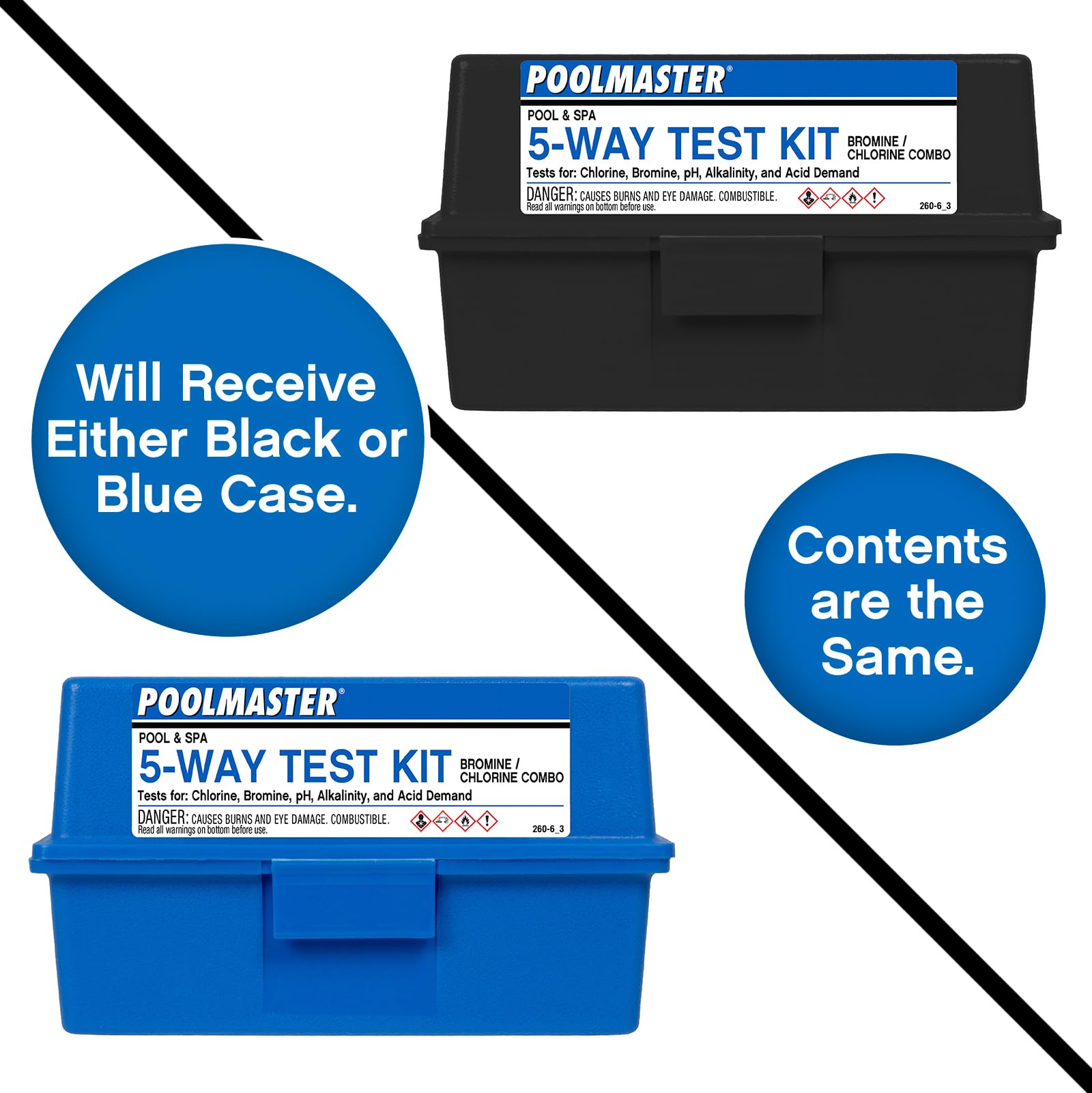 Poolmaster size comparison with hand to show compact, portable design